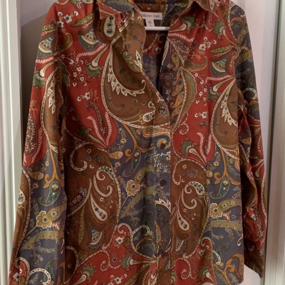 Coldwater Creek Button Blouse